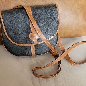 Bally Black and Brown Crossbody Bag